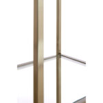 PIUAR – отворен кабинет, 100x36x200 cm, glass clear+nickel satin
