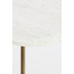 GIA – сет од 2 помошни маси, 37,5×37,5×54 cm, white+bronze