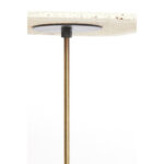 GIA – сет од 2 помошни маси, 37,5×37,5×54 cm, white+bronze