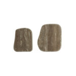 GIA - сет од 2 помошни маси, 37,5x37,5x59,5 cm, trav brown+bronze - Image 6