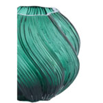 ZENIA - вазна, ø18,5x16 cm, glass dark green - Image 2