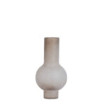 LAZARO – вазна, ø25×48,5 cm, glass matt light brown
