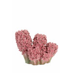 FLOWER - вазна, 35x21x28 cm, ceramics pink+green