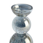 ITINGA - свеќник, 9,5x15,5 cm, glass bubble smoke - Image 2