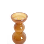 ITINGA – свеќник, 10×26,5 cm, glass milky dark brown