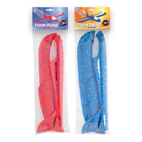 Foam Plane With Light – играчка авион 47 cm