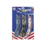 3 Gliders - сет од 3 авиони 19 cm