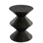 LARUS – помошна маса, ø45×60 cm, mango wood matt black