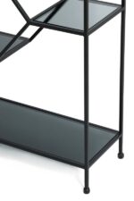 AINO – отворен кабинет, 100x34x200cm, glass smoked+antique