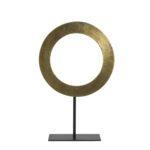 WAIWO – украс на постамент, 35x10x56 cm, raw ant bronze-matt
