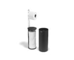 EasyStore™ Toilet Roll Holder - држач за тоалетна хартија, Black - Image 2