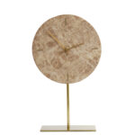 MORENO - часовник на постамент 25,5x10x42,5 cm, marble brown