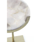 GOUYA - украс на постамент, 25x10x35 cm, grey agate+antique bronze - Image 4