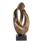 LAVINIA – украс, 20×19,5×47 cm, antique bronze+black