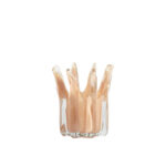 RELIEN – фенер, ø18×19 cm, glass light peach