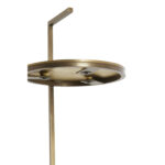 LEDA – помошна маса, 26×76 cm, marble sand-grey+brown-bronze