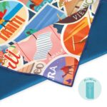 Beach Towel - пешкир за на плажа, Travel Stickers - Image 2