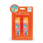 Set of 2 Beach Towel Clips – сет од 2 штипки за пешкир, Tropicana Dream - Image 4