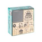 Stamp Set - сет од 8 печати 8.5X8.5X3Cm