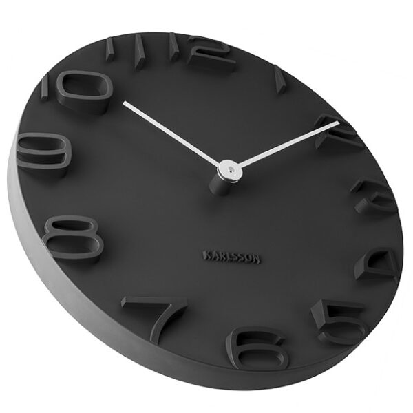 Karlsson Wall Clock On The Edge – часовник Black