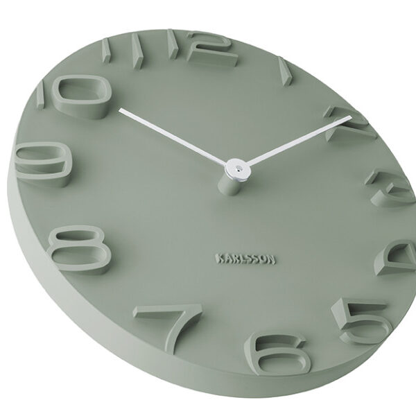 Karlsson Wall Clock On The Edge – часовник Jungle green