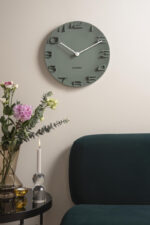 Karlsson Wall Clock On The Edge – часовник Jungle green