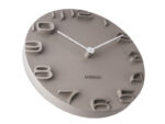 Karlsson Wall Clock On The Edge – часовник Warm grey