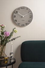 Karlsson Wall Clock On The Edge – часовник Warm grey