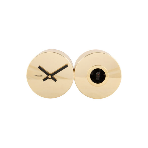 Karlsson Wall Clock Duo Cuckoo – часовник Plated Gold plated
