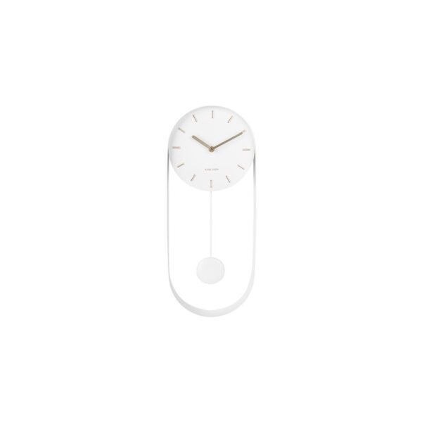 Karlsson Wall Clock Pendulum Charm – часовник White