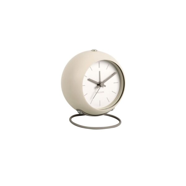 Karlsson Alarm Clock Nirvana Globe – часовник Warm grey