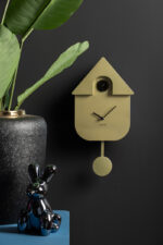 Karlsson Wall Clock Modern Cuckoo Metallic – часовник Metallic gold