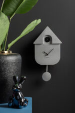 Karlsson Wall Clock Modern Cuckoo Metallic – часовник Metallic silver