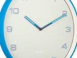 Karlsson Wall Clock Lined Numbers – часовник Bright blue