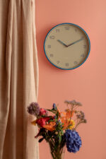 Karlsson Wall Clock Lined Numbers – часовник Bright blue