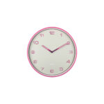 Karlsson Wall Clock Lined Numbers – часовник Bright pink