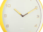 Karlsson Wall Clock Lined Numbers – часовник Bright yellow