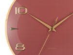 Karlsson Wall Clock Sienna Glow – часовник Red ochre
