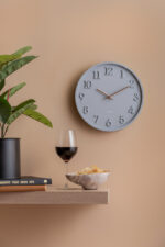 Karlsson Wall Clock Calma – часовник Dark grey
