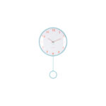 Karlsson Wall Clock Cheeky Dome Pendulum - часовник Soft blue