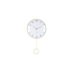 Karlsson Wall Clock Cheeky Dome Pendulum – часовник Soft yellow