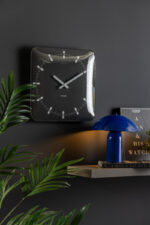 Karlsson Wall Clock Sucinto Dome Square - часовник Black - Image 3