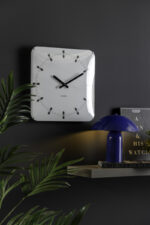 Karlsson Wall Clock Sucinto Dome Square - часовник White - Image 4