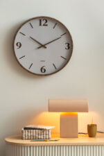 Karlsson Wall Clock Detalle Large – часовник Warm grey