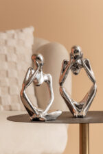 Present Time Statue Imagine – украс Chrome plated