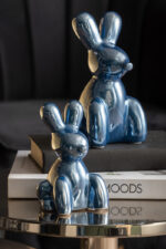 Present Time Statue Balloon Bunny – украс Dark blue plated