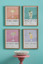 Present Time Wall Art – рамка/слика за на ѕид Mojito Green