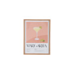 Present Time Wall Art – рамка/слика за на ѕид Margarita Peach orange