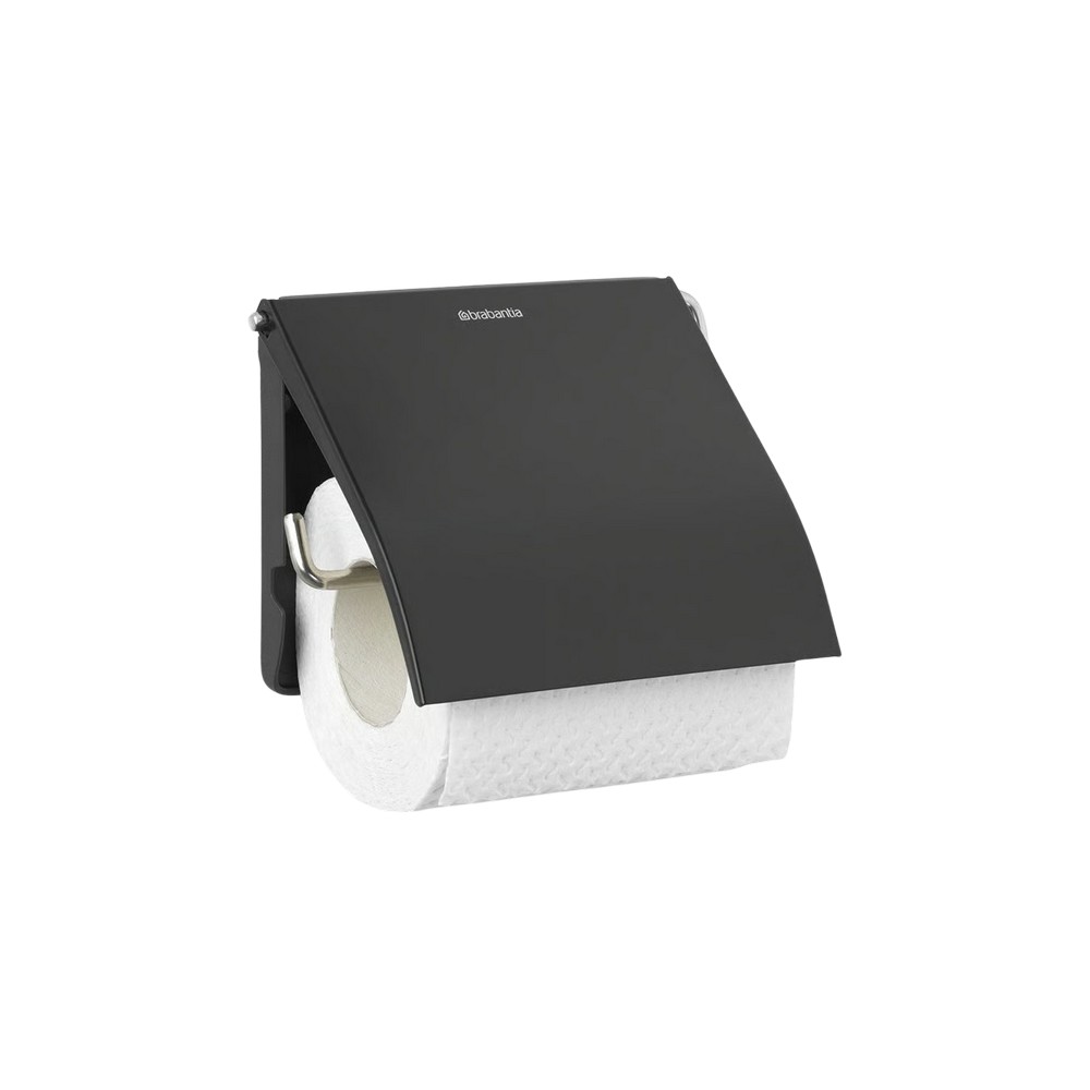 108600 (1) - Edited ReNew Toilet Roll Holder - држач за тоалет хартија, Matt Black - Image 1