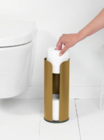 ReNew Toilet Roll Dispenser - држач за резервни ролни тоалетна хартија, Warm Gold - Image 4